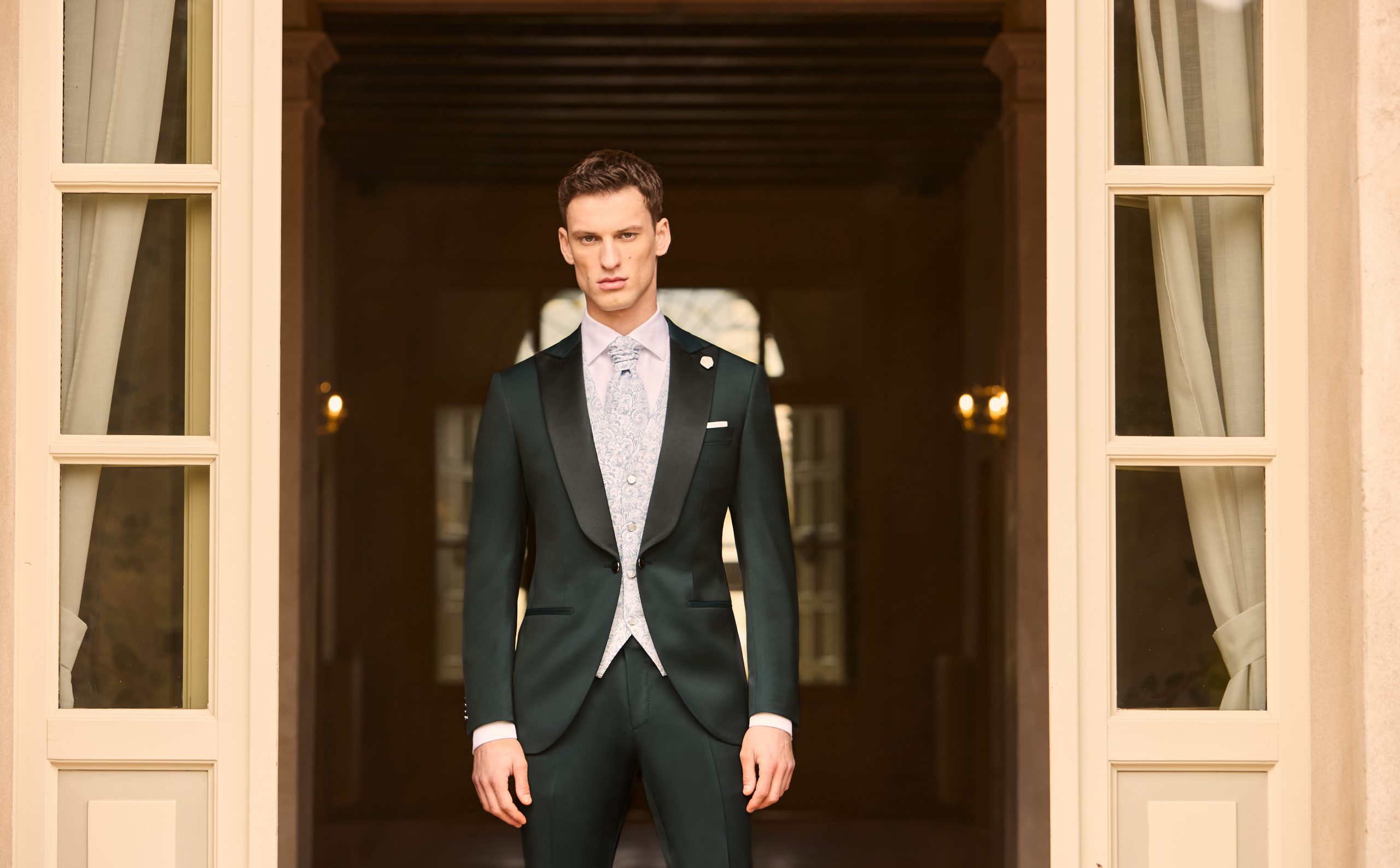 Traje de novio colección Luigi Bianchi - Elegancia italiana con confección artesanal