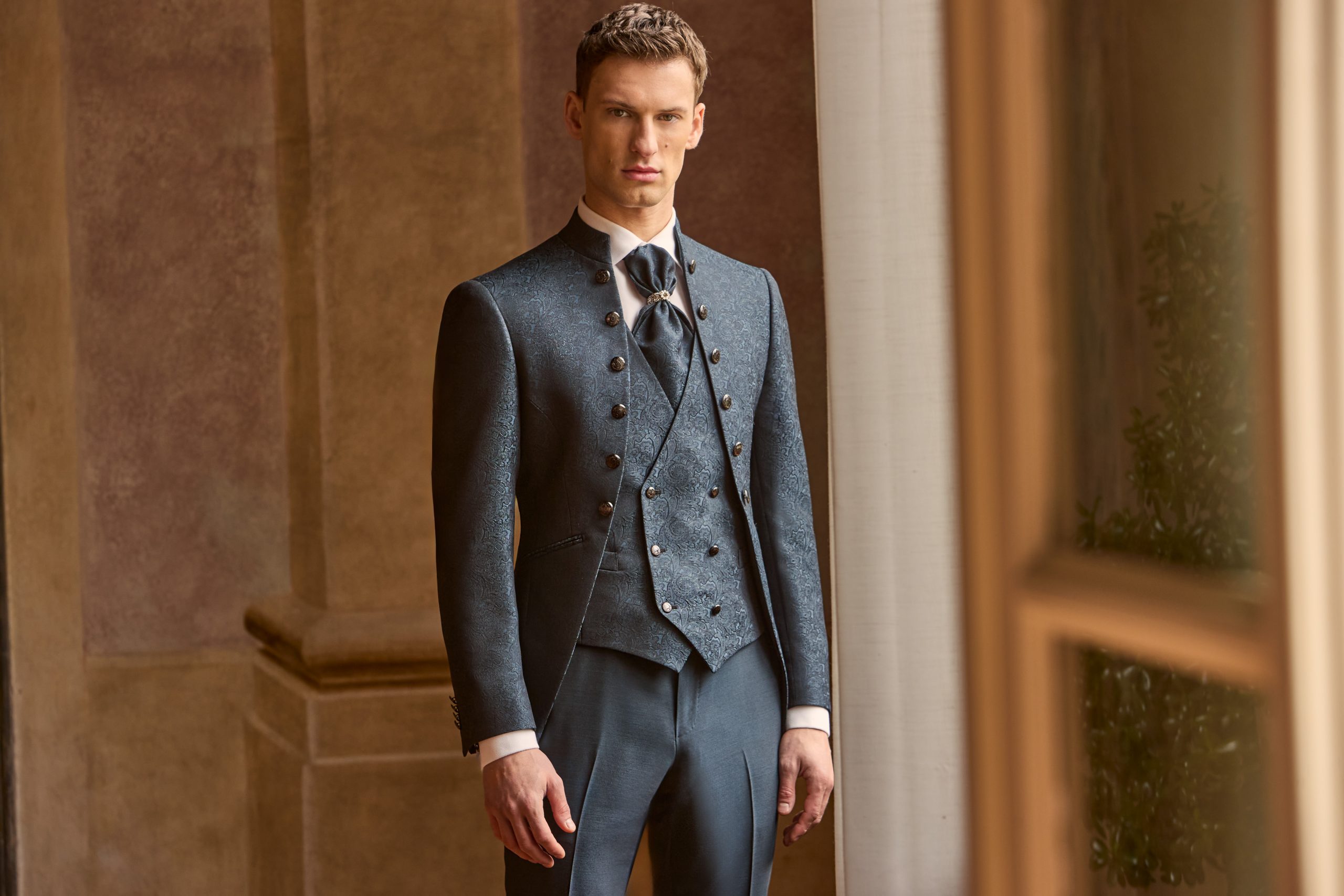 Traje de novio colección Luigi Bianchi - Elegancia italiana con confección artesanal