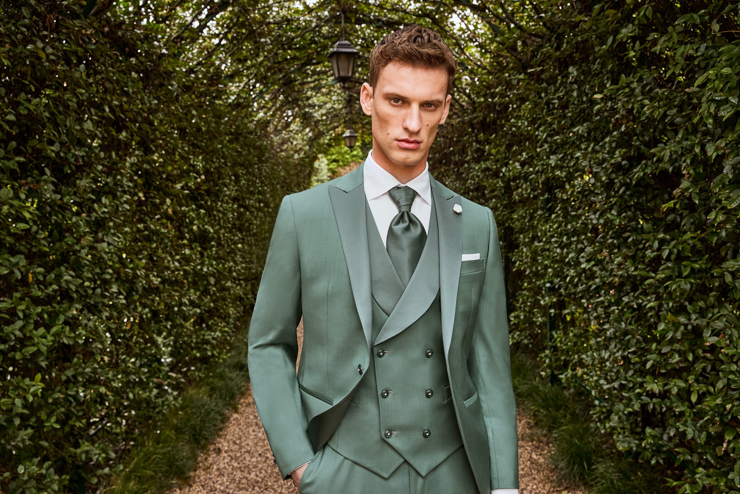 Traje de novio colección Luigi Bianchi - Elegancia italiana con confección artesanal